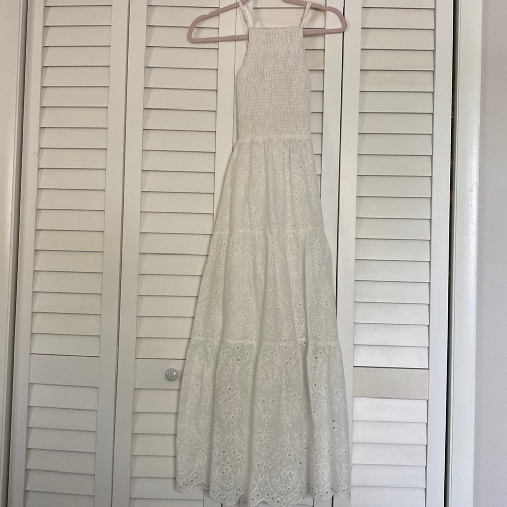 White long dress